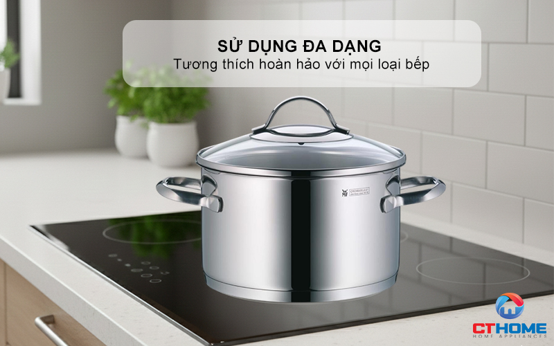 NỒI CAO CÓ NẮP  WMF PROVENCE PLUS HIGH CASSEROLE 20CM - 0722206380 7