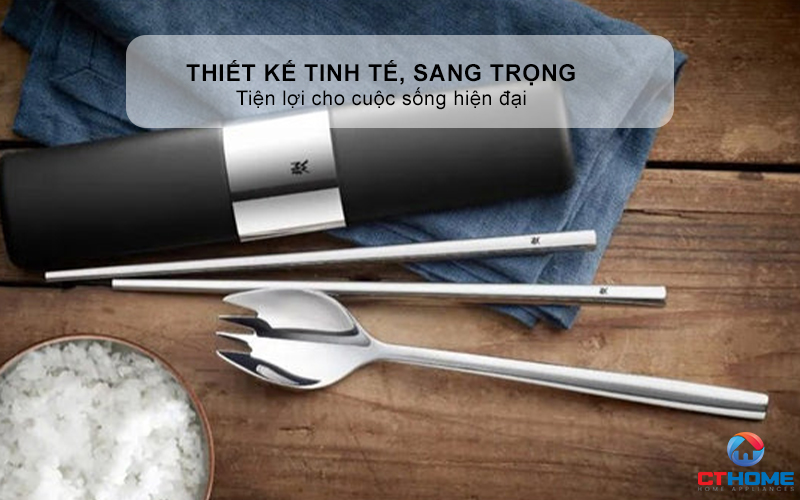 BỘ ĐŨA THÌA WMF ASIA MY2GO BLACK 1295056040 1