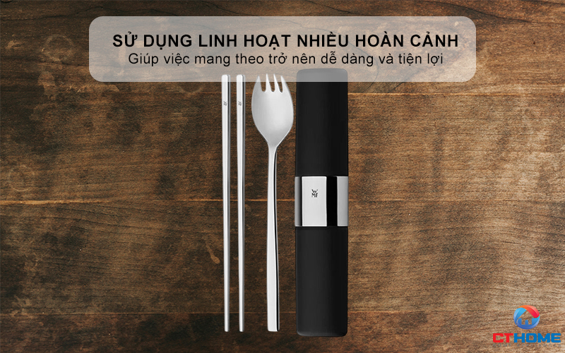 BỘ ĐŨA THÌA WMF ASIA MY2GO BLACK 1295056040 5