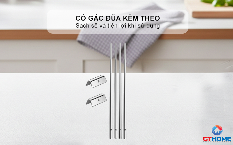 BỘ ĐŨA THÌA WMF CHOPSTICKS SET NUOVA 4 CHIẾC 2 CẶP 1292106042  6