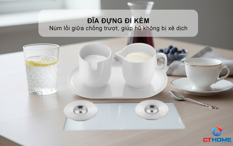 BỘ 2 HŨ ĐỰNG ĐƯỜNG VÀ SỮA WMF BARISTA SUGAR & MILK SET 2PCS 0695899440   3