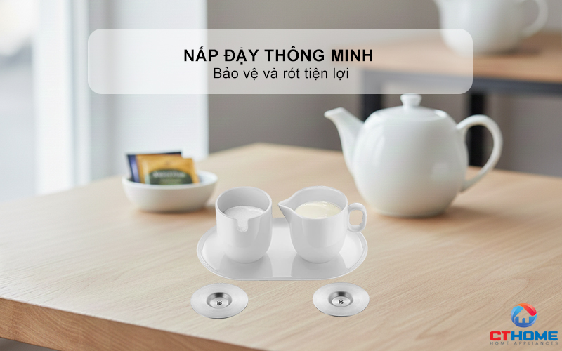 BỘ 2 HŨ ĐỰNG ĐƯỜNG VÀ SỮA WMF BARISTA SUGAR & MILK SET 2PCS 0695899440   4