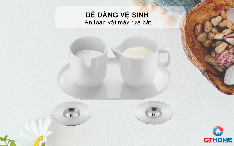 BỘ 2 HŨ ĐỰNG ĐƯỜNG VÀ SỮA WMF BARISTA SUGAR & MILK SET 2PCS 0695899440   5