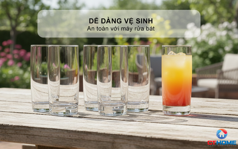 BỘ 6 CỐC CHÉN WMF LONG DRINK GLASS 6PC 0907379990  5