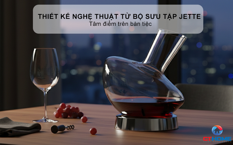 BÌNH THỞ RƯỢU VANG WMF JETTE WINE/WATER DECANTER 0947712000  1