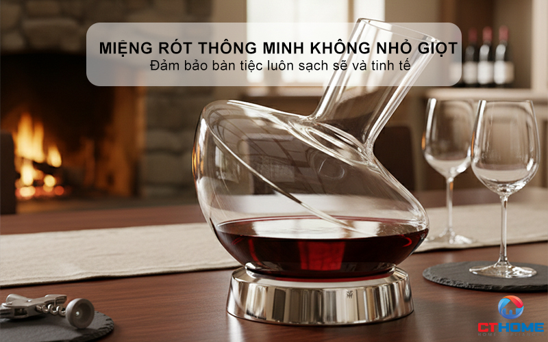 BÌNH THỞ RƯỢU VANG WMF JETTE WINE/WATER DECANTER 0947712000  5