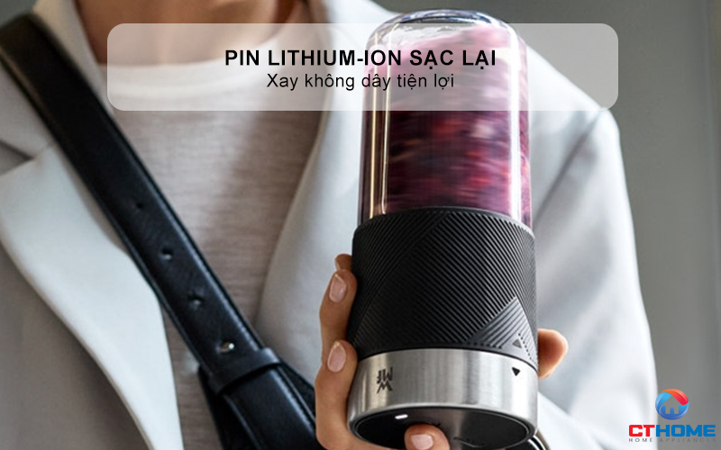 MÁY XAY SINH TỐ CẦM TAY WMF MIX ON THE GO BLACK EU VERSION 0416700011 2