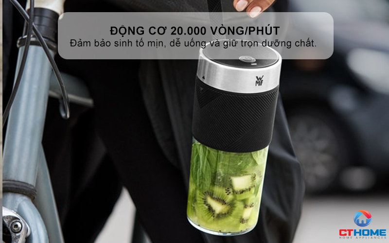 MÁY XAY SINH TỐ CẦM TAY WMF MIX ON THE GO BLACK EU VERSION 0416700011 3