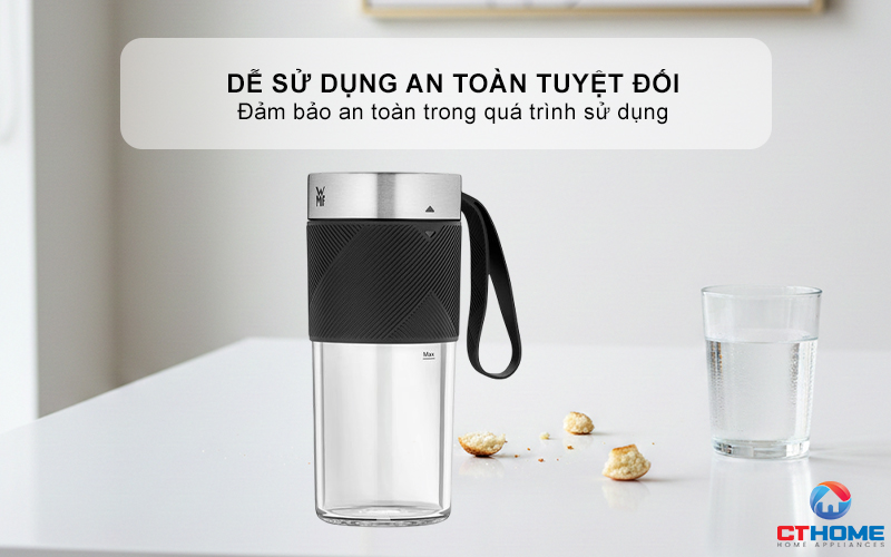 MÁY XAY SINH TỐ CẦM TAY WMF MIX ON THE GO BLACK EU VERSION 0416700011 6