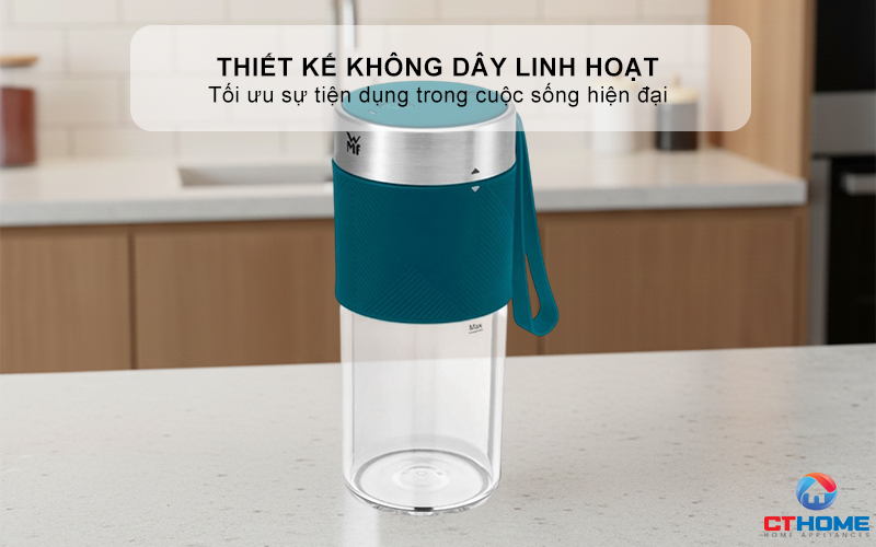 MÁY XAY SINH TỐ MINI WMF MIX ON THE GO PETROL 0416700091  6