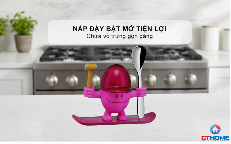 CỐC TRỨNG  WMF SET 2 KIDS EGGCUP MCEGG PINK 0616687400  3