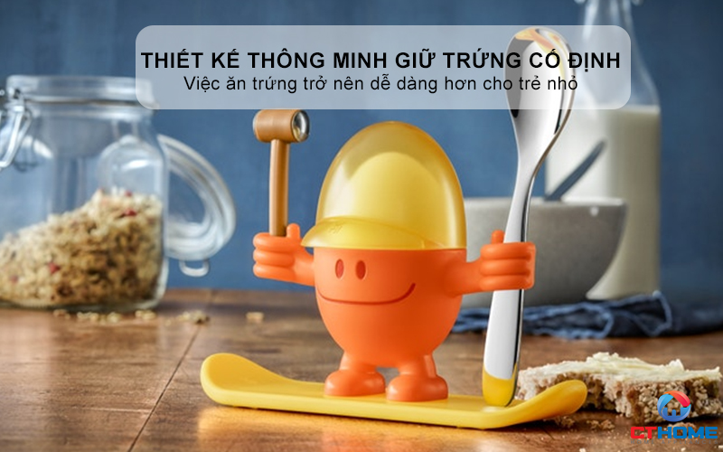 CỐC TRỨNG  WMF SET 2 KIDS EGGCUP MCEGG ORANGE 0616687450  1