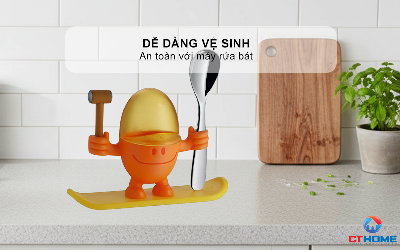 CỐC TRỨNG  WMF SET 2 KIDS EGGCUP MCEGG ORANGE 0616687450  7