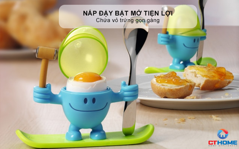 CỐC TRỨNG  WMF SET 2 KIDS EGGCUP MCEGG BLUE 0616687620  2