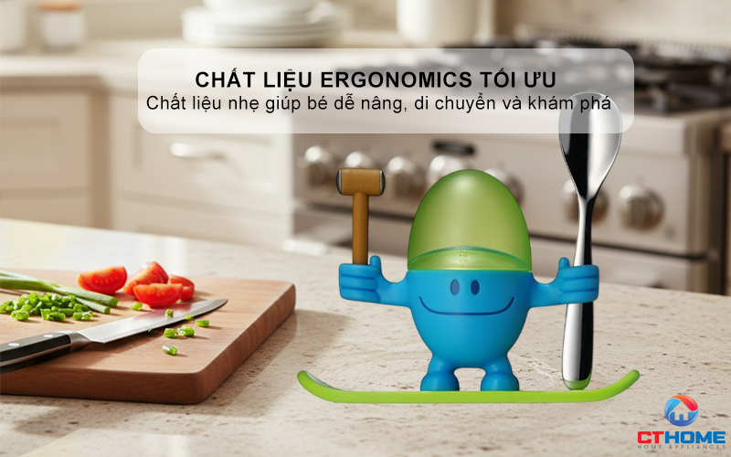 CỐC TRỨNG  WMF SET 2 KIDS EGGCUP MCEGG BLUE 0616687620  5