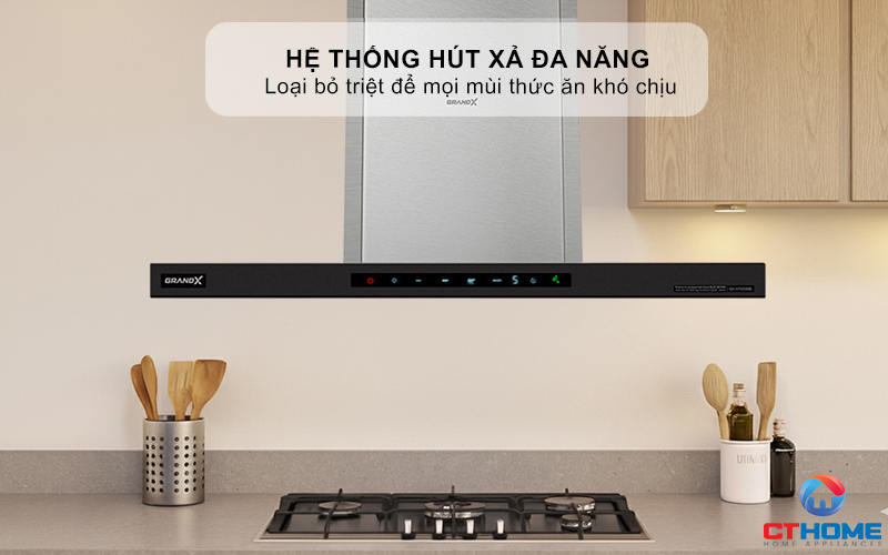 MÁY HÚT MÙI ÁP TƯỜNG GRANDX GX H90C68B NGANG 90CM GXH90C68B 5