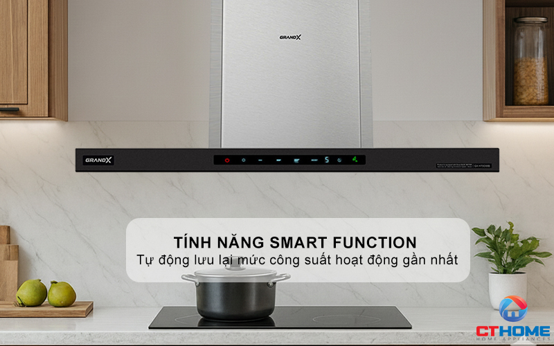 MÁY HÚT MÙI ÁP TƯỜNG GRANDX GX H90C68B NGANG 90CM GXH90C68B 8