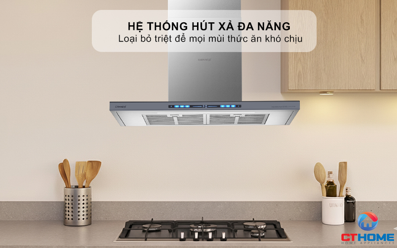 MÁY HÚT MÙI ÁP TƯỜNG GRANDX GX H70T78G NGANG 70CM GXH70T78G 7