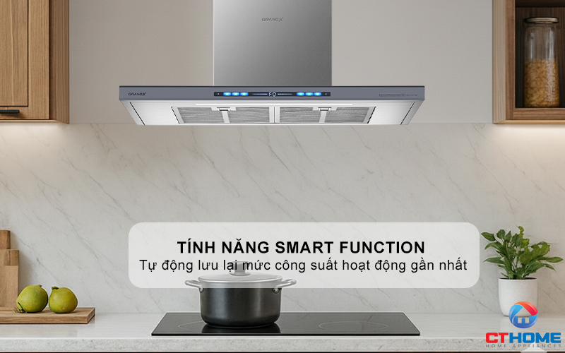 MÁY HÚT MÙI ÁP TƯỜNG GRANDX GX H70T78G NGANG 70CM GXH70T78G 8