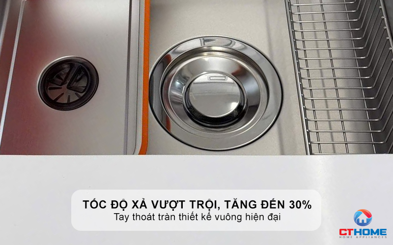 CHẬU RỬA INOX 1 HỐ KONOX R50 TARI 8047SU PHONG CÁCH NHẬT TARI8047SU 8