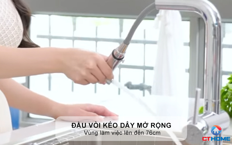 VÒI RỬA CHÉN BÁT DÂY RÚT KONOX STREAM SMART CHROME  STREAMSMARTCHROME 3