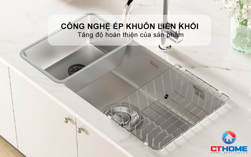 CHẬU RỬA BÁT 1 HỐ CHỐNG XƯỚC KONOX DEKOR 800SU DEKOR800SU 6