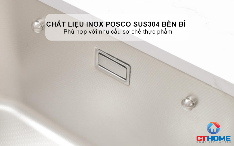 CHẬU RỬA BÁT INOX 1 HỐ CHỐNG XƯỚC KONOX DEKOR 8250TS DEKOR8250TS 2