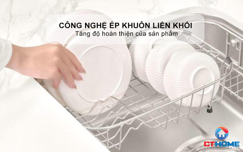 CHẬU RỬA BÁT INOX 1 HỐ CHỐNG XƯỚC KONOX DEKOR 8250TS DEKOR8250TS 6