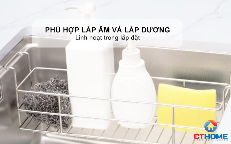CHẬU RỬA BÁT CHỐNG XƯỚC KONOX LẮP ÂM JP8044SU-L JP8044SUL 11