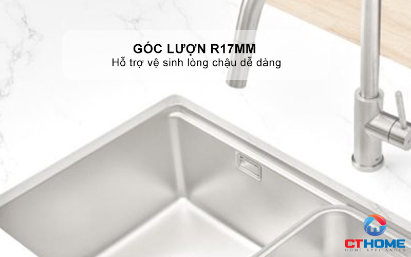 CHẬU RỬA BÁT CHỐNG XƯỚC KONOX LẮP ÂM JP8044SU-L JP8044SUL 5