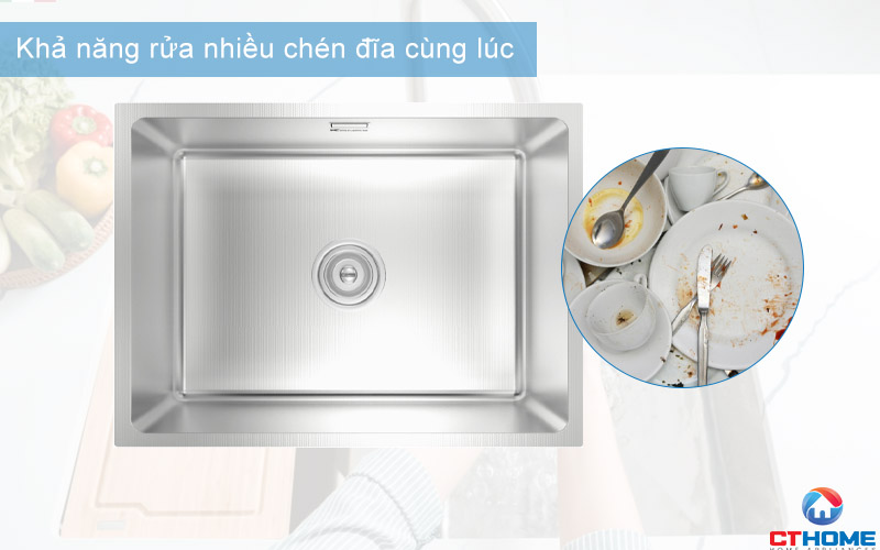 khả năng rửa chậu konox 