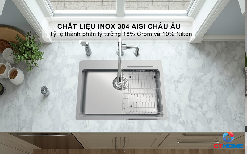 Chậu thiết kế tối ưu nhất cho tùy chọn lắp đặt âm mặt đá