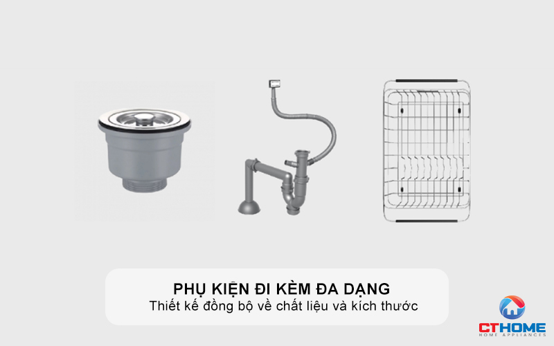 Phụ kiện đi kèm đa dạng