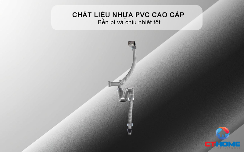 Chất liệu nhựa PVC cao cấp, bền bỉ và chịu nhiệt tốt