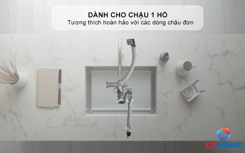 PD01 là siphon dành cho chậu 1 hố