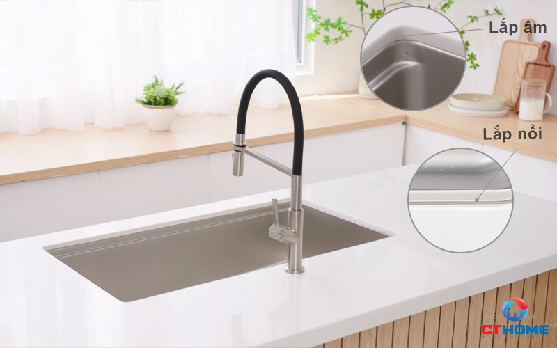 CHẬU RỬA CHÉN BÁT CHỐNG XƯỚC KONOX WORKSTATION SINK TARI 7648SR TARI7648SR 1