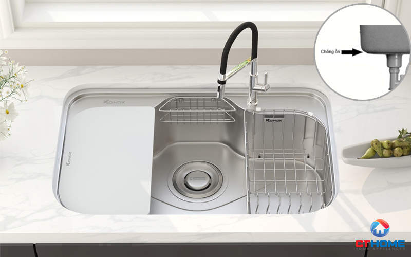 CHẬU RỬA CHÉN BÁT KONOX TARI 7851SR FULL TARI7851SRFULL 14