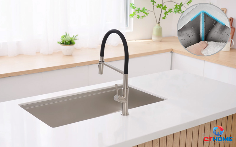 CHẬU RỬA CHÉN BÁT KONOX TARI 8748SR BASIC TARI8748SRBASIC 10