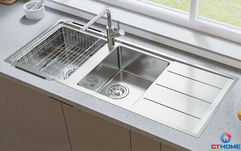 Chất liệu inox 304 bền chắc, chống gỉ sét và an toàn sức khỏe người dùng