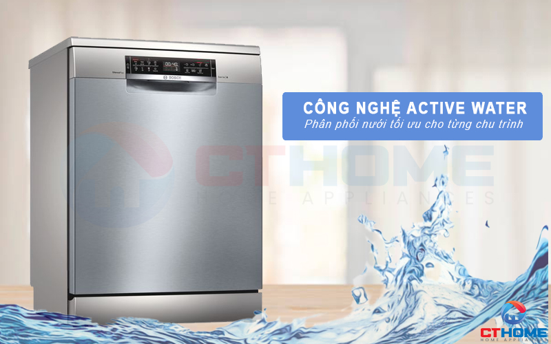 Công nghệ Active Water phân phối lượng nước tối ưu.