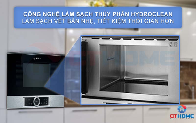 Làm sạch vết bẩn khoang máy nhẹ nhàng với hệ thống thủy phân Hydro Clean giúp dễ dàng vệ sinh máy