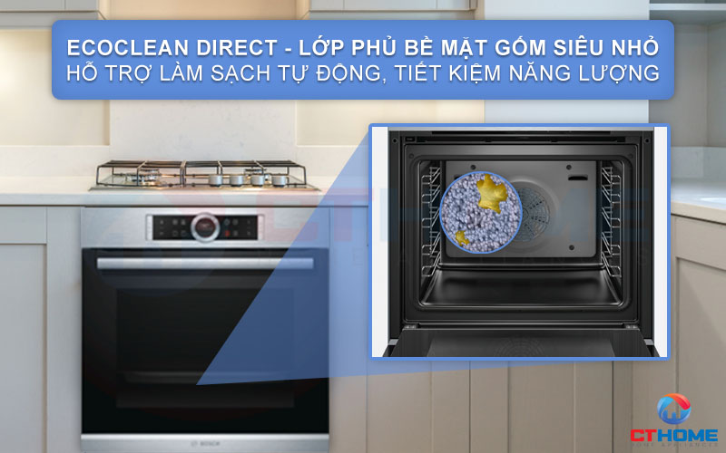 Lớp phủ EcoClean Direct đặc biệt giúp người dùng loại bỏ vết bẩn