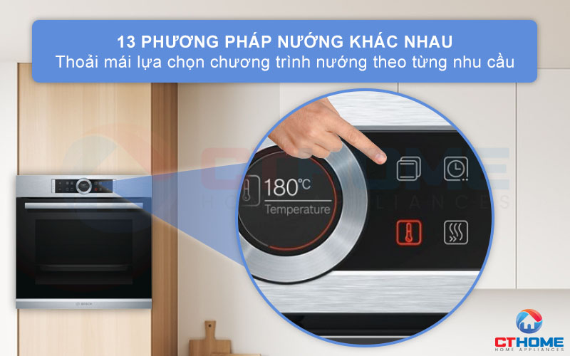 Tùy chọn 13 phương pháp nướng khác nhau theo từng nhu cầu sử dụng