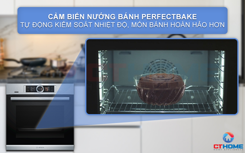 Cảm biến PerfectBakebaking giúp việc nướng bánh trở lên dễ dàng hơn