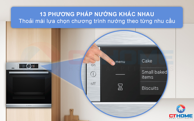 Tùy chọn 13 phương pháp nướng khác nhau 