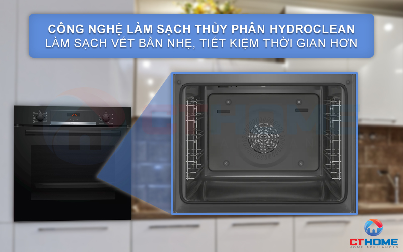 Hỗ trợ làm sạch vết bẩn nhẹ với phương pháp thủy phân