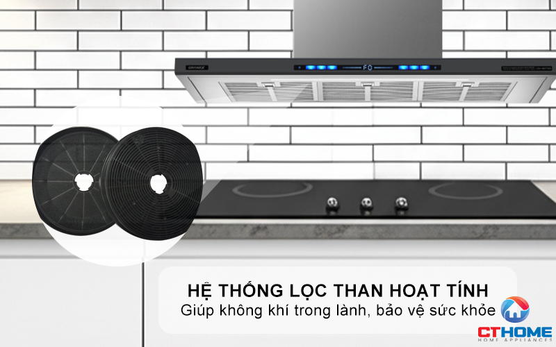 MÁY HÚT MÙI ÁP TƯỜNG GRANDX GX H70T78B NGANG 70CM GXH70T78B 11