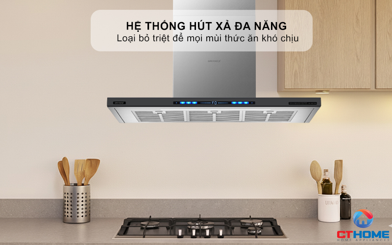 MÁY HÚT MÙI ÁP TƯỜNG GRANDX GX H70T78B NGANG 70CM GXH70T78B 7