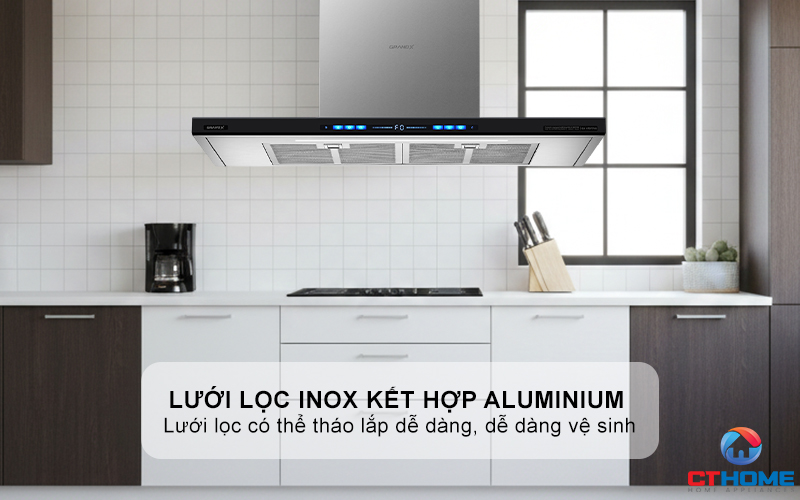 MÁY HÚT MÙI ÁP TƯỜNG GRANDX GX H90T78B NGANG 90CM GXH90T78B 10