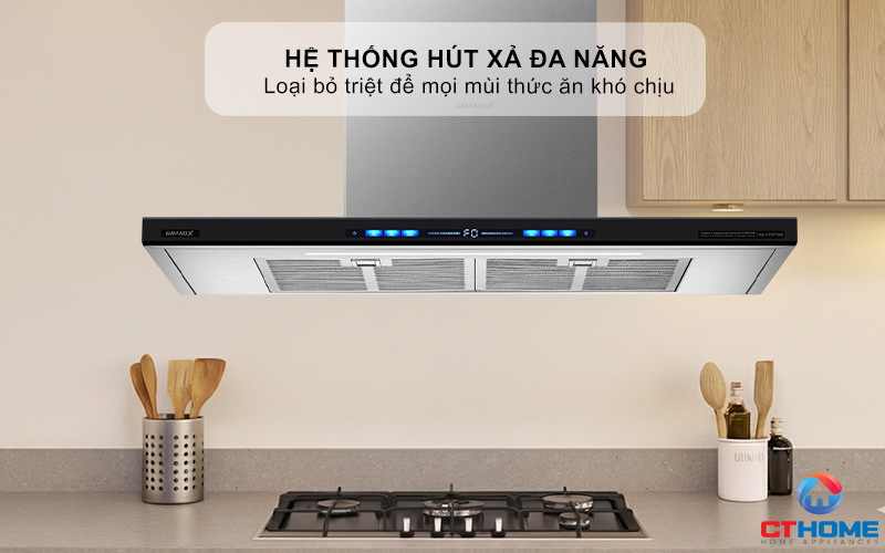 MÁY HÚT MÙI ÁP TƯỜNG GRANDX GX H90T78B NGANG 90CM GXH90T78B 6
